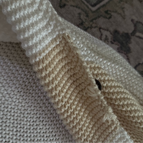 Gray Ribbed Cardigan - Picture 7 of 11